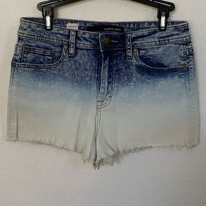 SNEAK PEEK High Waist Ombre Shorts